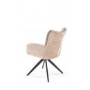 Стул HALMAR K540 бежевый/черный, поворотный